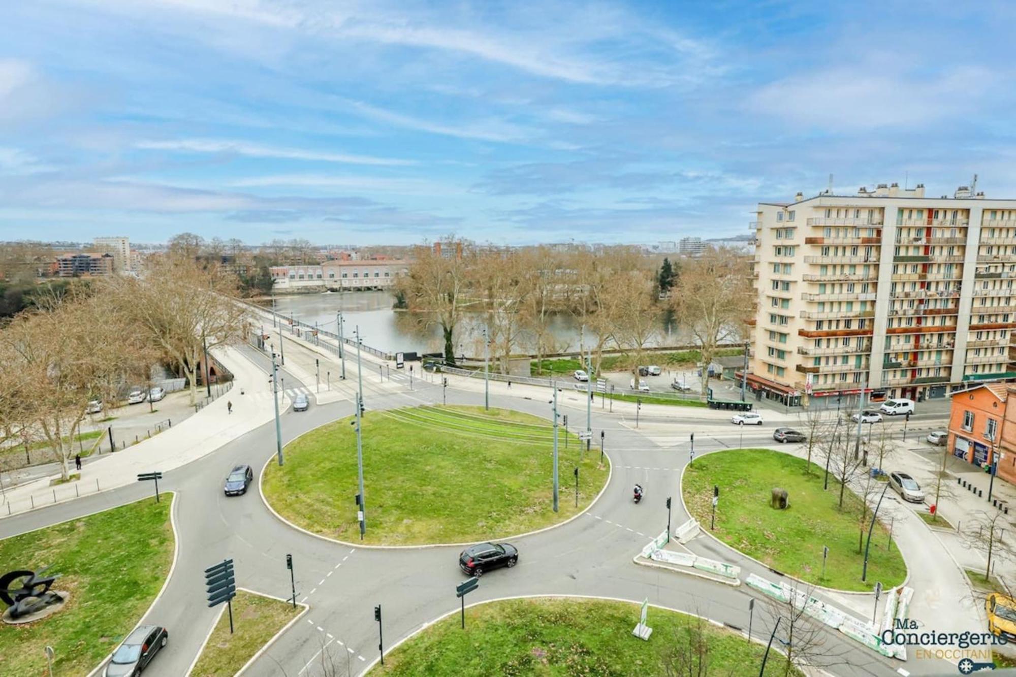 Fac 6 Vue Garonne - Tram- Parking Lägenhet Toulouse Exteriör bild